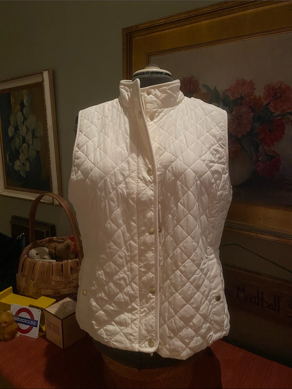 Talbots DIAMOND QUILTED VEST - Size PXL (N829) - Picture 11 of 11